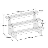 ราคา กล่องใส่โมเดล กล่องโชว์โมเดล กล่องใส่ฟิกเกอร์ ชั้นวางโมเดลอคริลิค กล่องใส่ตุ๊กตากันฝุ่นวางซ้อนกันได้ (21750258001)