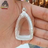 ราคา กรอบพระใส่หลวงปู่ทวดเนื้อว่าน กรอบพระเงินผสม กว้าง2 3 สูง3 8ซม ขนาดจอกระจก (21714004991)