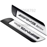 ราคา Hot New 2 X AMG Metal Logo Rear Side Fender Marker Emblem Badge Sticker Decal For Mercedes qing (16966122633)
