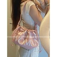 ราคา กระเป๋าสะพายข้าง กระเป๋า กระเป๋าผ้า ถุงผ้าหูรูด 4สีให้เลือกได้ พร้อมส่ง (21785183111)