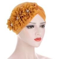 ราคา Jilan หมวกไหมพรมแฟชั่นสตรีผ้าโพกหัวมุสลิมสีล้วนหมวกคลุมผมแนวมุสลิมหมวกอินเดีย (13294232552)