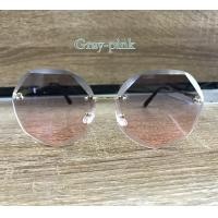 ราคา แว่นตากันแดดแฟชั่นผู้หญิง แว่นกันแดดไม่มีกรอบ แว่นกันแดดทรงเหลี่ยม (18226219946)