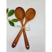 ราคา ช้อนใหญ่ ทัพพีเล็ก ทัพพียาว ทัพพีไม้สัก ช้อนไม้สัก (21750980537)