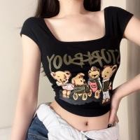ราคา เสื้อยืดแขนกุดผู้หญิงเสื้อคอเหลี่ยม (21470757526)
