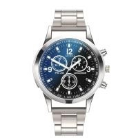 ราคา Geneva นาฬิกาข้อมือผู้ชายสายเหล็กกระจกแสงสีฟ้าอ่อนนาฬิกาข้อมือแฟชั่นร้านขายของที่ระลึกผู้ผลิตโดยตรง (21734940113)