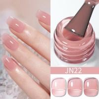 ราคา BORN PRETTY Transparent Jelly Nude Gel Nail Polish 10ml Sheer Glitter Crystal Varnis Semi Permanent for Nail Art DIY at Home (21177717993)