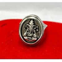 ราคา แหวนเงินโอมพระพิฆเนศ เทพเจ้าแห่งความสำเร็จ ค้าขายร่ำรวย ไม่ลอกไม่ดำ รับประกันสินค้าดีมีคุณภาพ (21548989579)