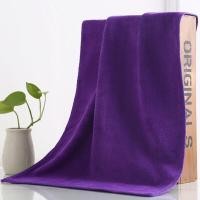 ราคา ผ้าเช็ดตัวนาโน ผ้าดีสีไม่ตกผ้าขนหนูนาโน สีพื้น 70x140 ซม ผ้าเช็ดตัว (13173346897)