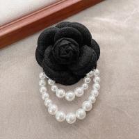 ราคา Lof 1ชิ้นเครื่องประดับเข็มกลัดเข็มกลัดของขวัญมุกพู่ดอกไม้ Camellia วินเทจของผู้หญิงช่อดอกไม้ผ้า (19967132663)