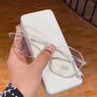 ราคา 100 400 reading glasses for women fashion polygonal glasses for women long glasses grade glasses contact lenses (21718994656)