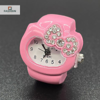 ราคา yuanhe Sanrio Hello Kitty นาฬิกาควอทซ์เด็กผู้หญิงน่ารักแหวนเครื่องประดับแฟชั่น hip hop แหวนเครื่องประดับแฟชั่นของขวัญสำหรับเด็ก (20741995820)