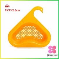 ราคา Winsome ตะแกรงกรองอ่างล้างจาน ตะกร้าระบายน้ำ ตัวกรองของเหลือ แขวนได้ กล่องเก็บของพลาสติก Sink filter rack (13943597789)