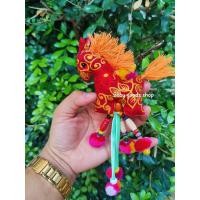 ราคา พวงกุญแจผ้าชาวเขาพวงกุญแจแบบหนีบรูปช้างน้อยนกฮูกม้ายูนิคอร์นคละสีงานแฮนเมดส่งด่วน (20052375497)