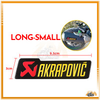 ราคา สติ๊กเกอร์ติดท่อ เพลทติดท่อ Akrapovic 3M งานอลูมิเนียมทนร้อน วัสดุอลูมิเนียมทนทาน ทนความร้อนและไม่หลุดง่าย การติดตั้งแบบไร้ร่องรอย (21449587458)