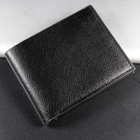 ราคา Mongin กระเป๋าสตางค์ผู้ชายหนังแท้ผู้ชายกระเป๋าสตางค์พรีเมี่ยมสินค้าจริง cowhide กระเป๋าสตางค์สำหรับผู้ชายสั้นสีดำ walet porfeuille Homme (20479304809)