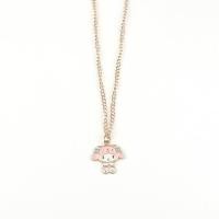 ราคา สร้อยคอการ์ตูนแมวคิตตี้เมโลดี้โซ่ไหปลาร้าจี้ข้าวเย็น Yugui สร้อยโซ่เสื้อกันหนาวน้องหมา Kado Pacar จี้ของขวัญคู่ (21597003975)