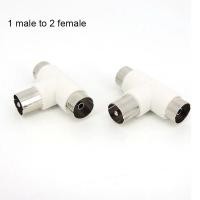 ราคา ANWELA Shop RF TV male to Male Female to Female Plug Jack angel socket cable Connector Converter for Antennas TV Aerial Coaxial Adapter (20306892470)