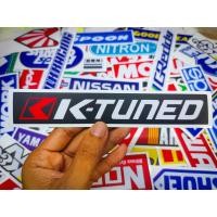 ราคา สติ๊กเกอร์ติดรถ K TUNED เคลือบกันรอย กันน้ำ เกรด 2 ปี ขนาด 18x3 เซนติเมตร l K TUNED Sticker (21428134322)