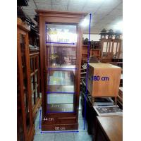 ราคา ตู้ไม้สัก ตู้โชว์ กระจกรอบด้าน ย68xล44xส180cm4ชั้นไม้ ประตู1บานเปิด1ลช ตู้โชว์พระ ตู้ใส่พระ ตู้โชว์ของสะสม ไม่รับเก็บปลาทาง (9684886904)