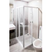 ราคา ชาวเวอร์คิงฉากกั้นอาบน้ำ DIY Shower in a Box Series รุ่น SN02 บานเลื่อนเข้ามุมแบบมีเฟรมสีขาว ดำ ขนาดสั่งตัด 90x90x180 120x120x180ซม กระจกนิรภัยเทมเปอร์มอก 4มม (10122464865)