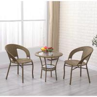 ราคา ชุดโต๊ะเก้าอี้หวาย 2 ที่นั่ง เก้าอี้หวายเทียมสนาม แข็งแรง ไม่ต้องประกอบ (20826399715)