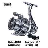 ราคา Kingdom SILVER MOON 10 1BB 5 2 1ลูกปืนโลหะหมุนรอกตกปลาเงิน (21675638395)
