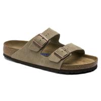ราคา Birkenstockรองเท้าแตะ Products Arizona Suede Leather Taupe Sandals For Men and Women (17917470090)