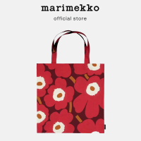 ราคา กระเป๋า MARIMEKKO PIENI UNIKKO กระเป๋าผ้ารีดได้ กระเป๋าลายดอกไม้ กระเป๋า Unikko สีแดง กระเป๋าผ้าสีแดง กระเป๋าผ้าแซฟฟรอนก้นแดง กระเป๋าผ้า Marimekko กระเป๋าถือ ขนาด 44X43CM (21791031176)