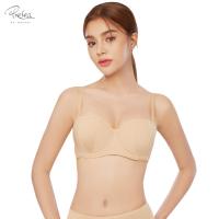 ราคา Presea บราเกาะอกมีโครง ถอดสายบ่า Mermaid Bra สีเนื้อ Beige รุ่น MA1708 (15944128674)