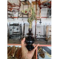 ราคา หัวกรงนก หัวกรงไม้ขาวดำพร้อมหัวตะขอมังกรเกล็ด ขนาด13 17ซี ใช้สำหรับแขวนใส่กรงนก (21270092254)