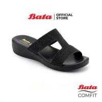 ราคา Bata บาจา COMFIT รองเท้าเพื่อสุขภาพ รองเท้าแตะแบบสวมเพื่อสุขภาพ สำหรับผู้หญิง รุ่น HELENE สีดำ 6616827 (17423320949)
