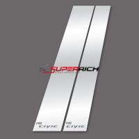 ราคา เสาข้างประตู CIVIC 2006 2011 เสากลางประตู สแตนเลส แท้ 100 4ชิ้น ชุดแต่ง ตกแต่งรถยนต์ (11231843)