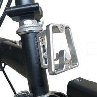 ราคา TWTOPSE พับจักรยานหน้าตัวยึดที่พกพาได้สำหรับ2 3หลุม Brompton Dahon 3SIXTY PIKES CAMP Tern JAVA Fnhon Crius พับกระเป๋าจักรยานผู้ถือ (8024776284)