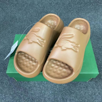 ราคา LACOSTE Croco 3 0 Synthetic Slide ลิขสิทธิ์แท้ จัดส่งในกรุงเทพฯ (21431964656)