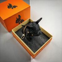 ราคา With LOUISL1Vˉ Classic French Bulldog Pendant Bag Keychain For Women On Sale Branded Copy Original Men Key Chain Car Keychain Bag Ornaments And Small Accessories Birthday Present (21155005019)