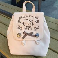 ราคา กระเป๋าเป้สะพายหลัง Hello Kitty สำหรับผู้หญิงกระเป๋าสะพายไหล่แบบลำลองกระเป๋าลายการ์ตูน (21426004754)