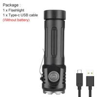 ราคา Asafee F52 Mini Tactical Flashlight XPG LED Super Bright High Power Keychain light 2000LM Portable LED Light Type C Charging IPX4 Waterproof 18650 Battery (21675256013)