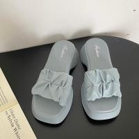 ราคา DMshoes มาแรงตอนนี้ รองเท้าแตะแฟชั่นสำหรับสาวๆ รุ่นนี้ 4 สี เป็นงานเสริมส้น แต่ละสีคือสวยแบบตะโกนสุดๆ พื้นนุ่ม ยางดี ราคาไม่แพง สั่งเลยสินค้าพร้อมส่ง (21456070454)