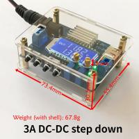 ราคา high precision DC DC Buck Converter CC CV Power Module 1 24V 3A Adjustable Regulated power supply capacity Voltmeter ammeter (21415833694)