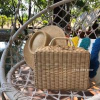 ราคา กระเป๋าปิคนิคหวายแท้ Rattan picnic (19508595256)
