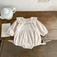 ราคา บอดี้สูทแบบจั๊มสูทสำหรับทารกแขนยาวเจ้าหญิงผ้าลูกฟูกมีปกลูกไม้สำหรับผ้าฝ้ายเด็กผู้หญิงแรกเกิด (21475449803)
