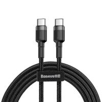 ราคา ถูก แท้ Baseus สายชาร์จ USB C PD 60W QC3 0 สายถัก ชาร์จเร็ว Type C To Type C For IPad Pro Macbook Samsung Huaweii 2 meter (21696579020)