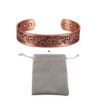 ราคา ทองแดงสร้อยข้อมือดอกไม้ใบข้อมือปรับกำไล F Emme สุขภาพโรคข้ออักเสบวินเทจทองแดงสร้อยข้อมือสำหรับผู้ชาย (16829071764)