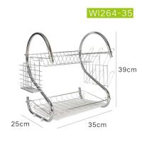 ราคา ชั้นวางจาน ที่วางจาน 2ชั้น วางช้อนส้อม ที่คว่ำจาน อ่างล้างจาน ตะแกรงระบายน้ำ ชั้นวางของในครัว วางจานในครัว ME K1 264 (21261491722)