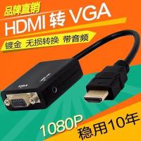 ราคา สายแปลงจาก HDMI ออก VGA audio HDMI to VGA audio Converter Adapter HD1080p Cable Audio Output (804416604)