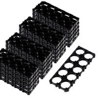 ราคา Gazechimp 20ชิ้น18650ขายึดที่ยึดแบตเตอรี่2X5ช่องสำหรับแบตเตอรี่คงที่แบบ DIY (20432053367)