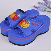 ราคา รองเท้าแตะฤดูร้อน Jingan รองเท้าแตะชายหาดโฟมใส่ในห้องอาบน้ำใส่ในบ้านและในร่มกันลื่นส้นเตารีดส้นสูงพื้นหนาสำหรับผู้หญิง (15633711184)