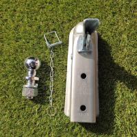 ราคา ตัวครอบหัวบอล หัวลากเทรลเลอร์ Trailer Coupler สำหรับหัวบอล 2 นิ้ว ลากรถลากเรือ ครอบหัวบอลชุดลากเรือ ครอปเปอร์ (20209543872)