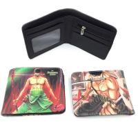ราคา กระเป๋าสตางค์อะนิเมะเรื่องวันพีชญี่ปุ่น Luffy Zoro ผู้ชายกระเป๋าสตางค์ Dompet Koin สองพับ (20052780838)