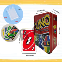 ราคา การ์ดเกมอูโน่ ไพ่อูโน่ UNO Wild UNO Flip UNO เกมกล่องเหล็ก คลาสสิก (21385022660)